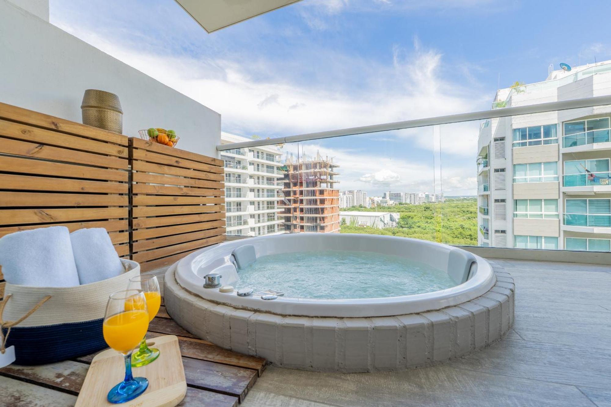 Apartamento Dominique 1101 - Espectacular Apto Con Jacuzzi Cartagena